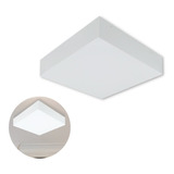 Plafon Acrílico Sobrepor 40x40 Cm Luminária Para 4 Lâmpadas