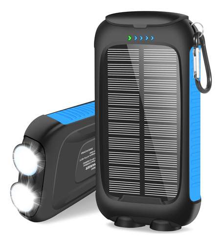 Banco De Energía Solar De 38800 Mah, Impermeable, Portátil, 