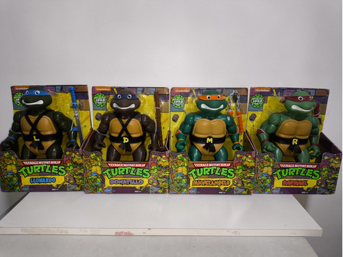 Pack 4 Tortugas Ninja Retro 1989 12 Pulgadas 