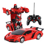 Rc Transformer Coche Teledirigido Juguete Niño Regalo