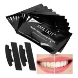 Tira De Gel Blanqueador Dental Carbón Smilekit 