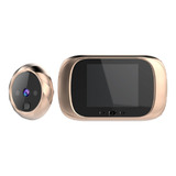 Visualizador Olho Mágico Digital Câmera De Segurança Dourado