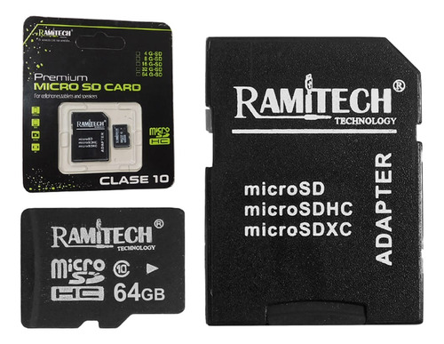 64g-sd Tarejeta De Memoria Ramitech 64g 