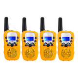 Combo X4 Unidades Radios Niños Intercomunicadores Walkie