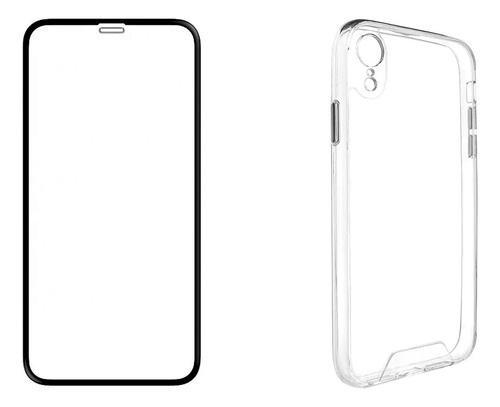 Carcasa Transparente Premium + Lamina Para iPhone Varios Mod