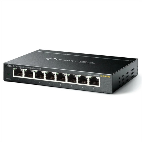 Tp-link, Switch Inteligente Gigabit De 8 Puertos, Tl-sg108e