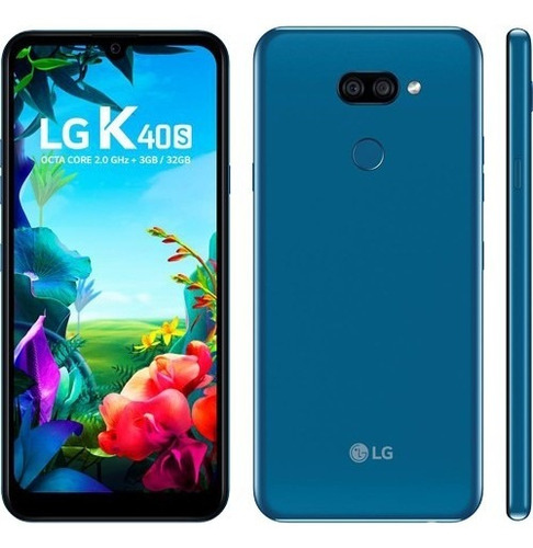 LG K40s - Azul - 32gb - Ram 3gb - Dual Sim - Seminovo