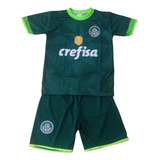 Kit Conjunto Infantil Palmeiras  Campeão  2023