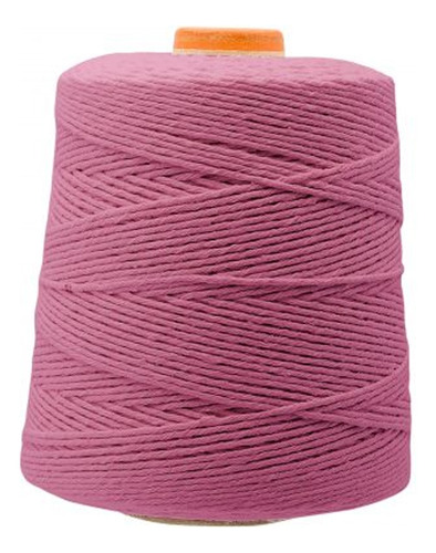 Barbante N°8 Colorido Crochê Artesanato 700g Rosa