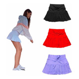 Short Falda Deportiva Para Dama Gym, Set 3 Piezas