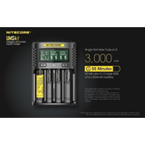 Carregador Pilhas Rapido Nitecore Ums4 Orig. Lcd Imediato