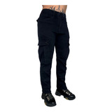 Pantalon Cargo Mujer Bolsillo Grande Elastizado Jeans710