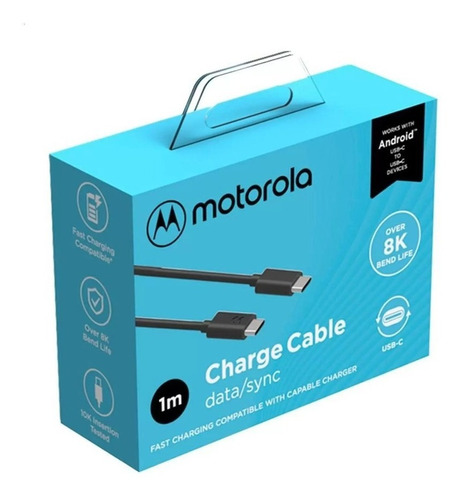 Cable Motorola Original Tipo C A Tipo C Carga Transferencia