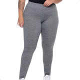 Legging Academia Moda Plus Size Calça Suplex Cós Alto Grossa