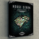 Cuadro De Serie Game Of Thrones House Stark