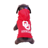 Ncaa Oklahoma Sooners Collegiate - Camisa Para Perro Con Cap