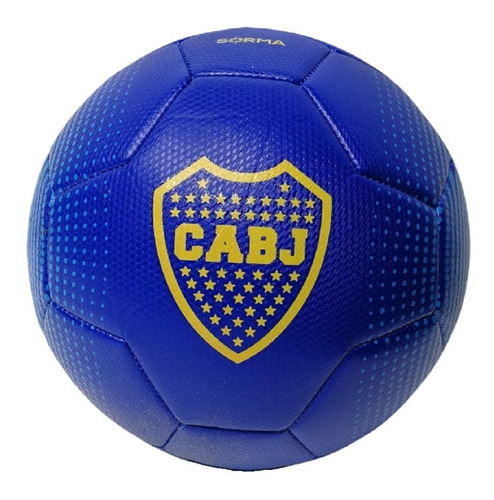 Pelota Futbol Num. 5  Pvc Boca Jr Pf10103-so Caz1