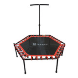 Trampolin Ejercicio Aerobico Fitness Hexagonal  Barra Homex