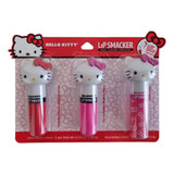 Lip Smacker Hello Kitty Set De 3 Bálsamos Labiales Gloss