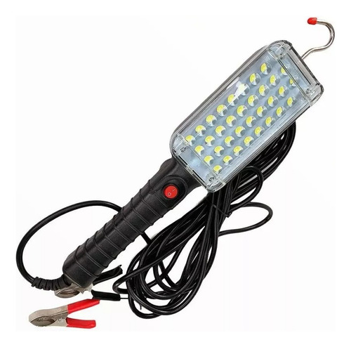 Lampara Portatil Taller 34 Leds Cable 5mts 12v O 24v A-vip