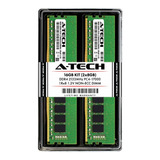 Memoria Ram 16gb A-tech Ddr4 2133mhz Kit (2 X 8gb) Pc4-17000 Non-ecc Unbuffered Dimm 288-pin 1rx8 1.2v Single Rank Compu