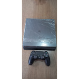 Ps4 Slim 1 Controle 1 Tb Hd 4 G Memória Ram 8 Jogos No Hd