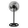 Ventilador de pie Alpaca ALP-M-16 con 3 palas de Metal estructura color negro | Envío gratis