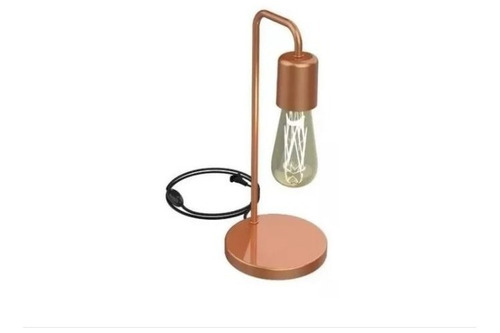 Velador X2 Lampara Vintage Deco Moderno Industrial Cobre