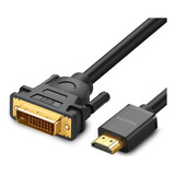 1m Ugreen Dvi D(24+1) Male To Hdmi Male Interchanging Line