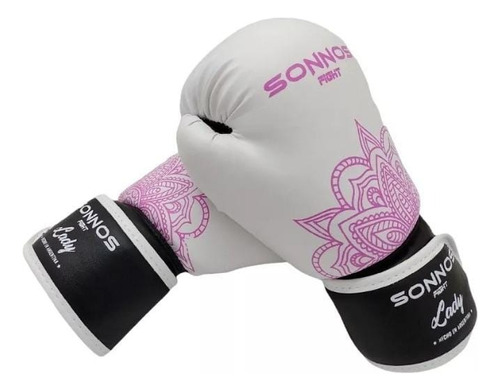 Guante De Boxeo Sonnos Lady Warrior 12 Onzas 