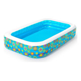 Alberca Inflable Familiar Piscina Diseño Flores 54121 1161l