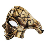 Máscara Steampunk Cosplay Acessórios Máscara Role Play