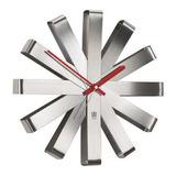 Reloj De Pared Con Cinta Umbra Acero Inoxidable