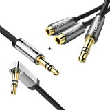 Cable Divisor En Y De Audio Estereo De 3,5 Mm