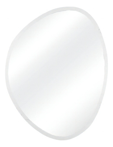 Espelho Decorativo Orgânico Branco 64x77 Cm