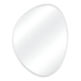 Espelho Decorativo Orgânico Branco 64x77 Cm