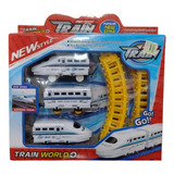 Tren De Juguete Funtoys Pista De Tren Color Blanco