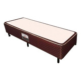 Cama Box Base Solteiro Poli Marrom (78x27)castor