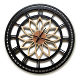 Reloj Pared Madera 80cm Bombay - Fabrica El Turistologo Home