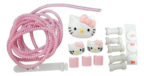 Funda Protectora De Hello Kitty Sanrio Para Cable Cargador