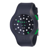 Reloj The One Mk202g3 Unisex De Caucho Natural Negro