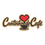 Placa Decorativa Cantinho Do Cafe Mdf Relevo Para Cozinha