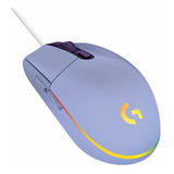 Mouse Logitech G203 Gaming Lightsync Lila