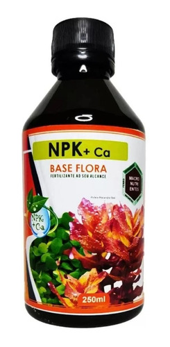 Fertilizante Npk+ca Base Flora 250ml P/ Aquário Plantado