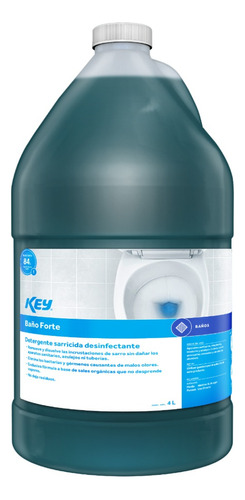 Limpiador Líquido Desinfectante Para Baños Forte Key 4 Lt