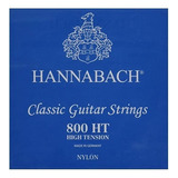 Hannabach 800 Encordado Nylon Guitarra Clasica Serie 800