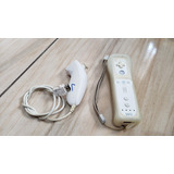 Wii Remote + Nunchuk Originais Branco Funcionando 100% A1
