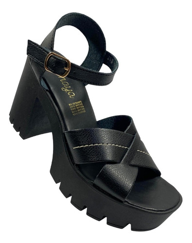 Sandalia Huarache Plataforma De Mujer Retro Moda Somaya 311