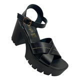 Sandalia Huarache Plataforma De Mujer Retro Moda Somaya 311