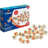 Alfabeto Móvel Silábico Pedagógico Maiscula Minuscula 72 Pcs